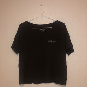 dark grey American Eagle tee